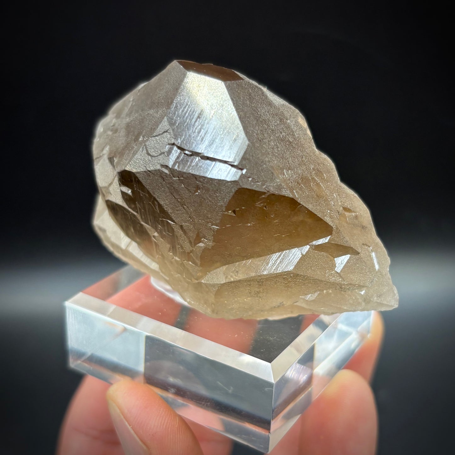 Smoky Quartz Gwindel - Telefre Basin, Mont Blanc-Chamonix France 7.7 cm NEW 2025