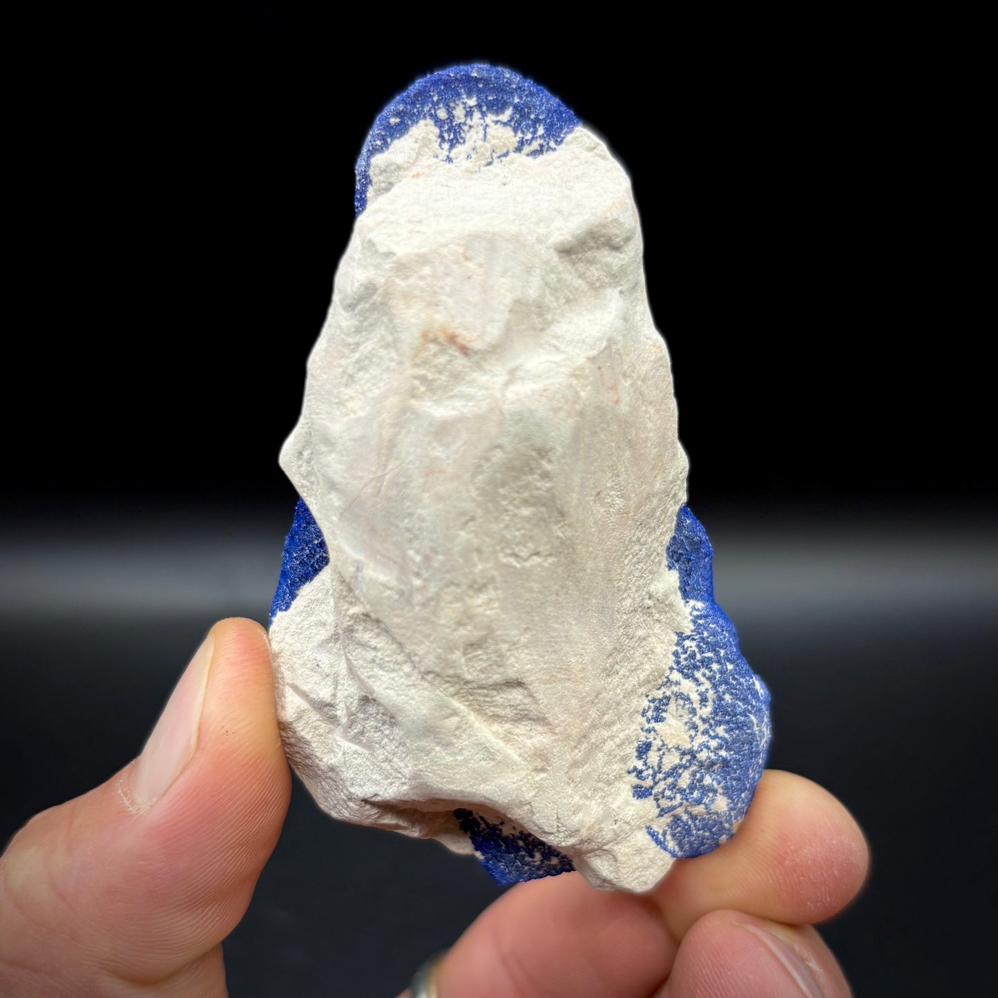 Azurite “Sun” on Kaolinite matrix  8.1 cm - Australia