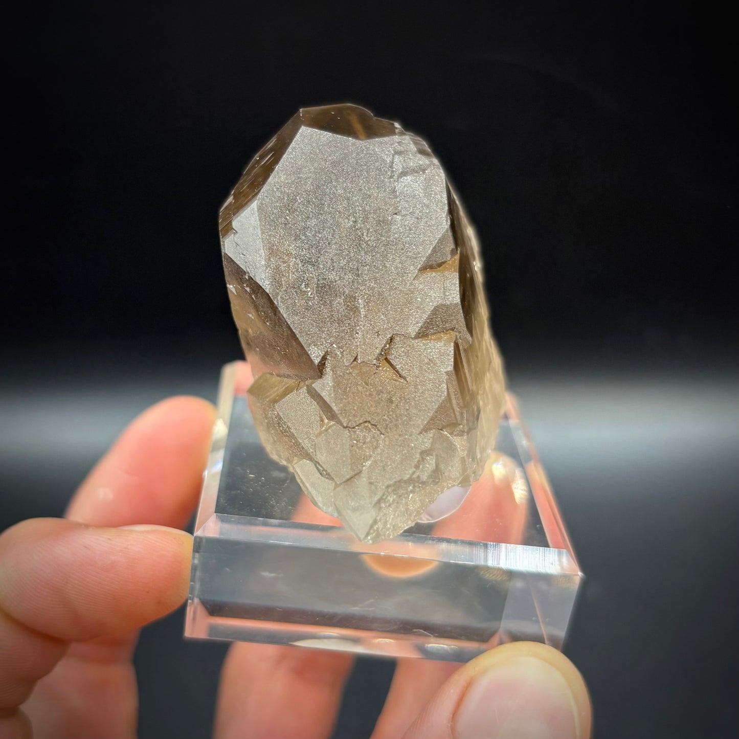 Smoky Quartz Gwindel - Telefre Basin, Mont Blanc-Chamonix France 7.7 cm NEW 2025